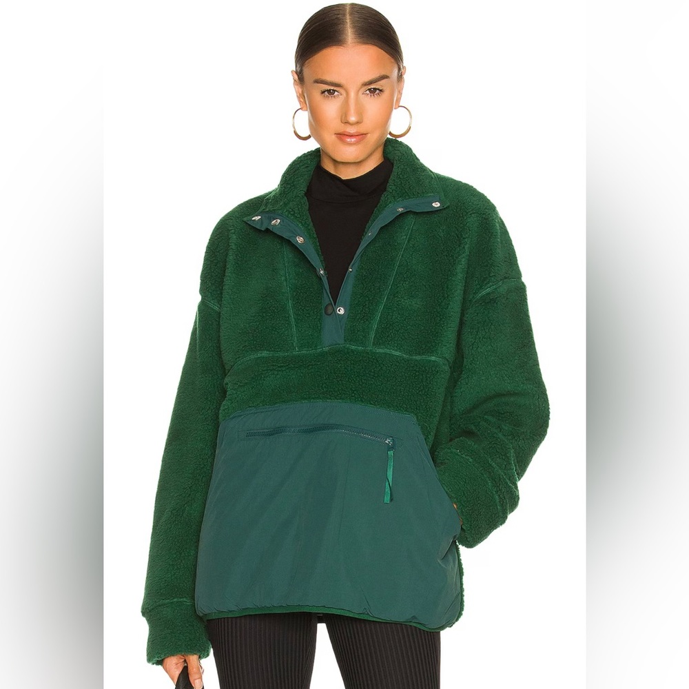 REVOLVE LPA Snap Front Pullover | Green
